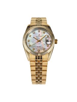 Aries Gold - Heritage Swiss Quartz Crystals Watch With Sapphire Glass For Women- B R68Q G-Mop