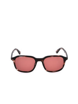 Police - Men Brown Acetate Frame and Red Colored Lens Sunglasses - Spll81K 53 Ggu