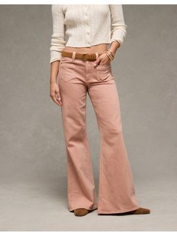 American Eagle - Women Peach Artist Flare Jeans