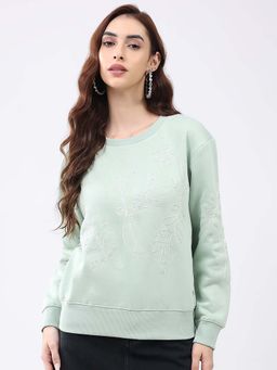 Monte Carlo - Women Round Neck Full Sleeves Sweatshirt