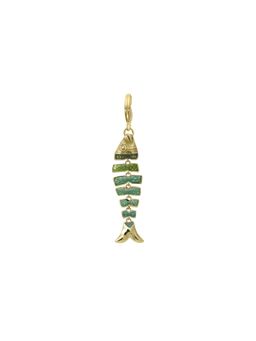 Lunaya Jewelry - Sardinia Fish Green Pendant