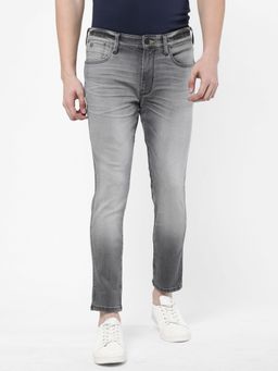 Wrangler - Men Solid Grey Jeans
