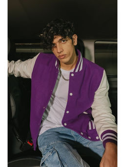 FREAKINS - MARDI GRAS MEN'S VARSITY JACKET