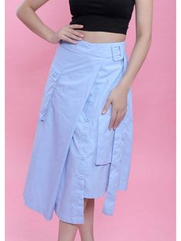 French Theory - Blue Midi Cargo Skirt