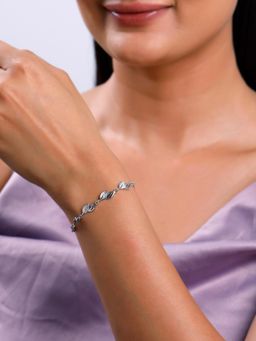 GIVA - 925 Silver Winter Vine Bracelet, Adjustable