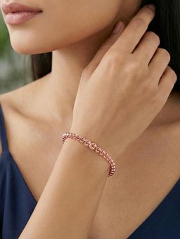 GIVA - 925 Rose Gold Madonna Bracelet, Adjustable