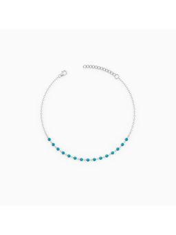 GIVA - 925 Silver Aquelle Anklet,Single