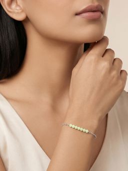 GIVA - 925 Silver Lumis Bracelet, Adjustable