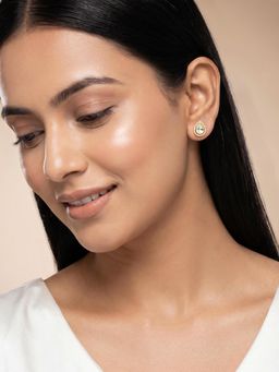 GIVA - 925 Silver Golden Elowen Drop Earrings
