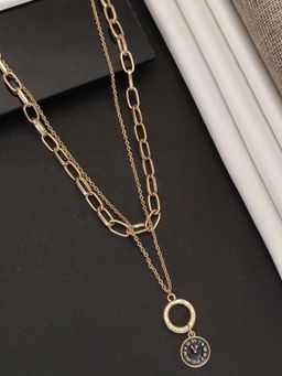Abdesigns - Sophisticated Gold Plated Layered Necklace for Women Gold