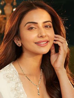 Accessher - Gold Traditional Temple Pendant Black Beads Mangalsutra