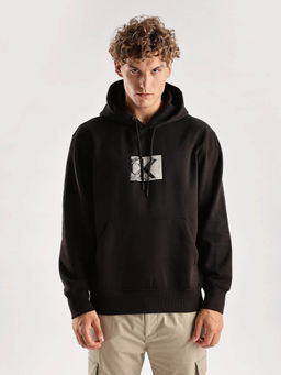 Calvin Klein - Men Relaxed Fit Cotton Black Sweatshirt