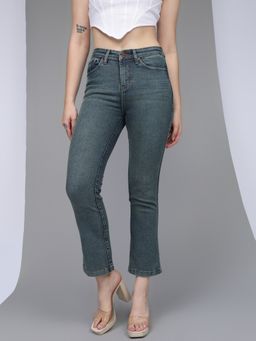 Xpose - Women Dark Blue Comfort Boot Cut High-Rise Stretchable Jeans