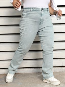 High Star - Women Stove Pipe High-Rise Jeans