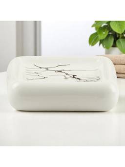 Kookee - Soap Holder Dish, (Art11129-Sh) White