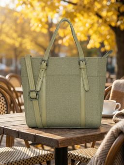 ESBEDA - Olive Colour Athena Elegant Handbag with Detachable Strap For Women's (Medium)