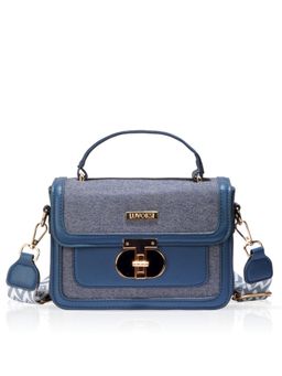 LUVOKSI - Zivara Structured Dual-Tone Sling Bag-Blue (Regular)