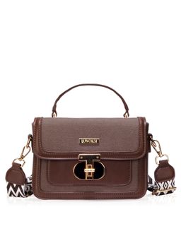 LUVOKSI - Zivara Structured Dual-Tone Sling Bag-Brown (Regular)