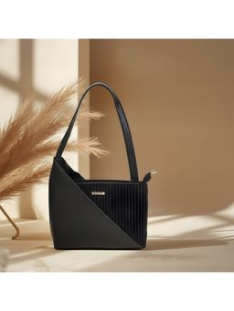 Metro - Black Solid/Plain Mini Handbag