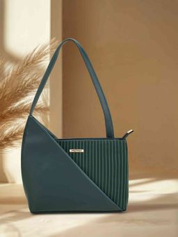 Metro - Green Solid/Plain Mini Handbag