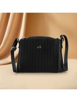 Metro - Black Textured Sling Bag