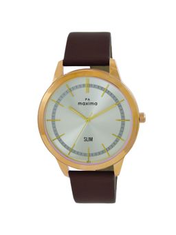 PA Maxima - Attivo Analog Watch for Men in Silver Dial Color