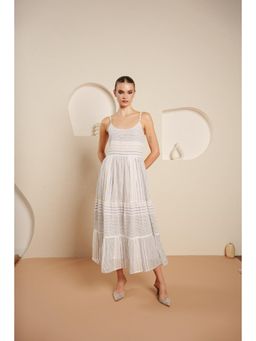 Blanche by Rashika - Women White Soft Breeze Dress
