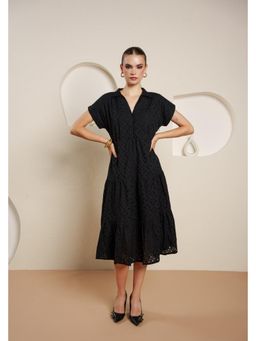 Blanche by Rashika - Women Black Midnight Muse Dress