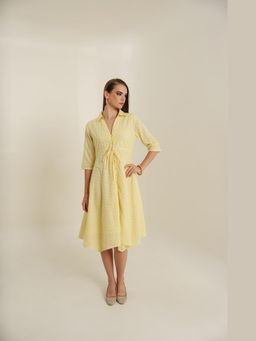 Blanche by Rashika - Women Yellow Pastel Sunshine Dress
