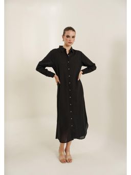 Blanche by Rashika - Women Black Feline Fierce Dress