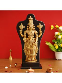 eCraftIndia - Lord Balaji Brass Handcrafted Statue