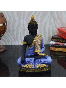 eCraftIndia - Polyresin Meditating Lord Buddha - Purple