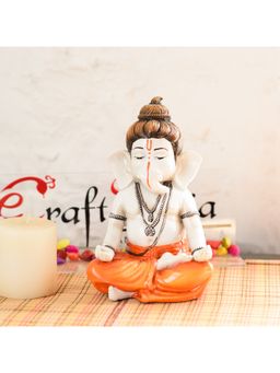 eCraftIndia - Meditating Lord Ganesha Statue Showpiece
