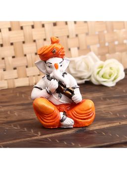 eCraftIndia - Lord Ganesha Showpiece Playing Kartal