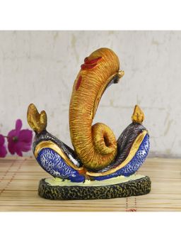 eCraftIndia - Purple Lord Ganesha Showpiece