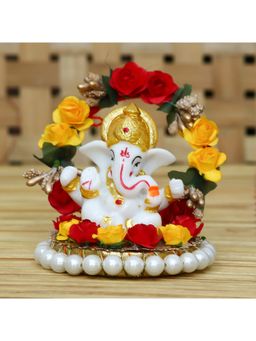 eCraftIndia - Lord Ganesha Idol On Handcrafted Plate