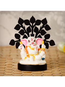 eCraftIndia - Lord Ganesha Idol with Wooden Tree