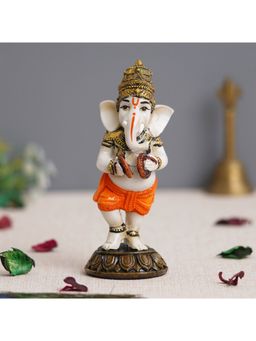 eCraftIndia - Standing Lord Ganesha Playing Manjira Showpiece