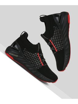 Campus - Street-Run Black Running Shoes For Men