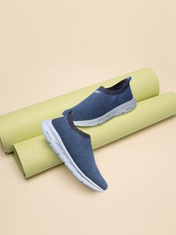 Campus - Mens King Pro Navy Slip Ons