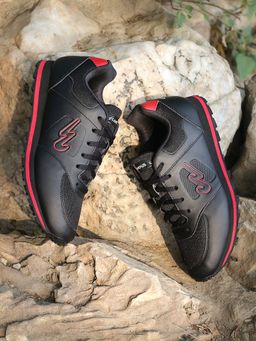 Campus - HILLTOP Black Men Retro Sneakers