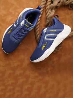 Campus - AGR-007 Men Navy Blue Walking Shoes