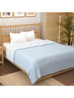 Story@Home - Blue Cotton Dohar (Queen)