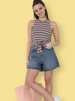 ONLY - Sleeveless T-shirt With Front Knot