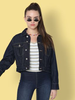 ONLY - Polo Neck Crop T-shirt