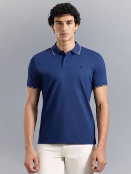 United Colors of Benetton - Relaxed Fit Triblend Tipping Pique Polo T-Shirt