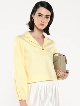 RAREISM - Istanbul Light Yellow Regular Plain Top