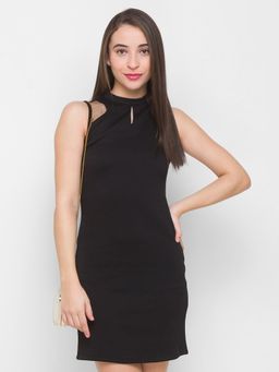 Globus - Black Textured Dress