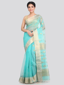 PinkLoom - Women's Silk Saree With Unstitched Blouse Piece