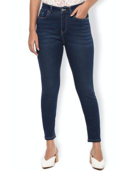 Van Heusen - Women Navy Dark Wash Slim Fit Jeans